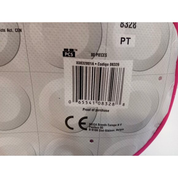 First Builders Mega Bloks 64 Pieces Big Building Bag Multicolor Ages 1-5 2012 - Picture 6 of 6